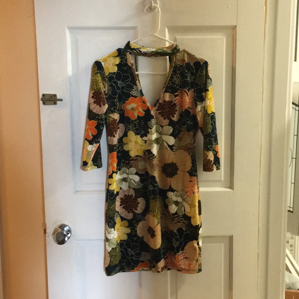 Vintage Vibe Floral Mini Dress
